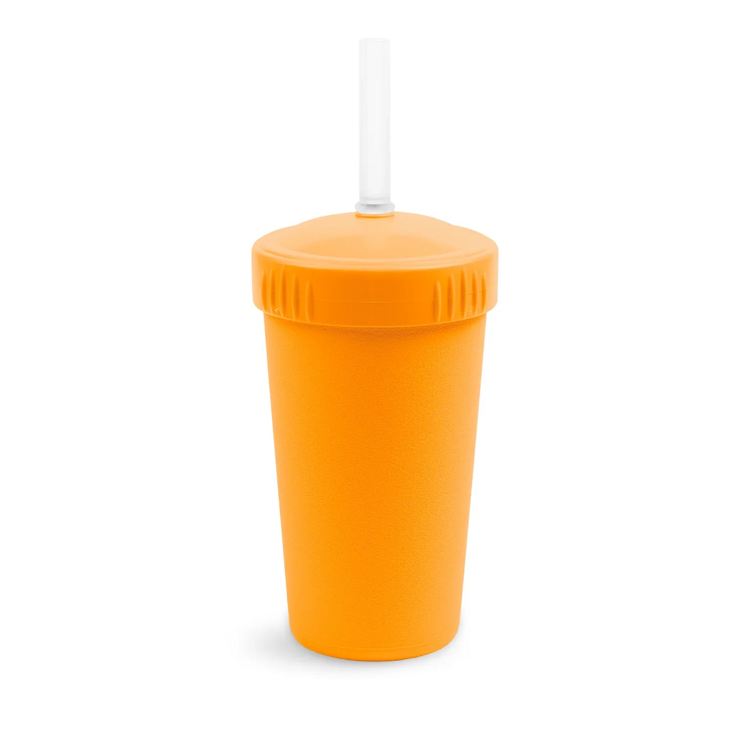 Re-Play Straw Cup with Reusable Straw - Orange