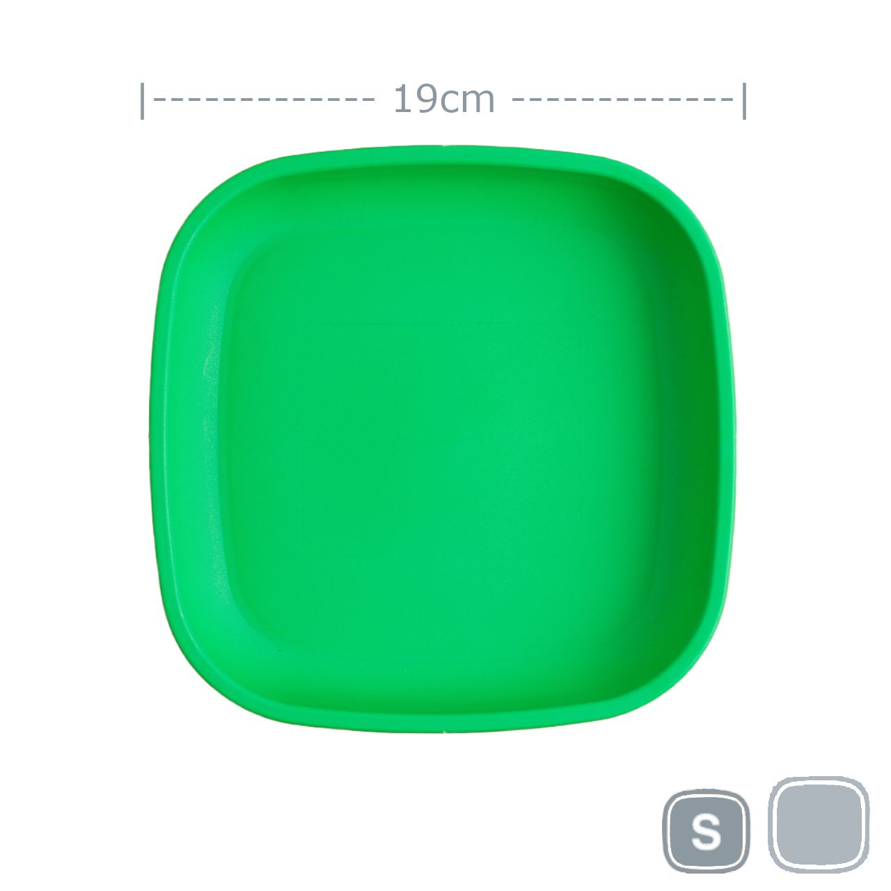 Replay Flat Plate - Kelly Green