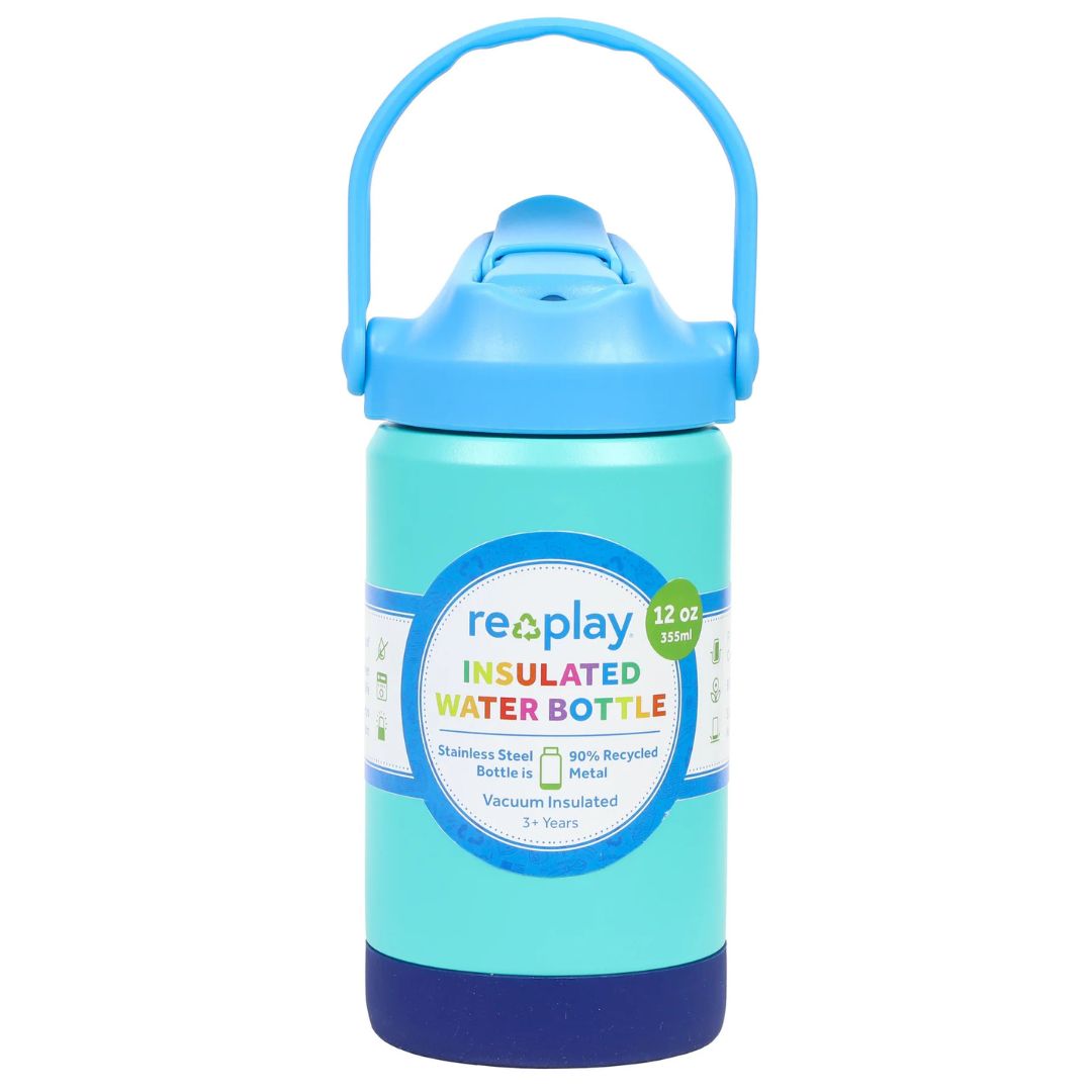 Re-Play 355ml Insulated Water Bottle - True Blue