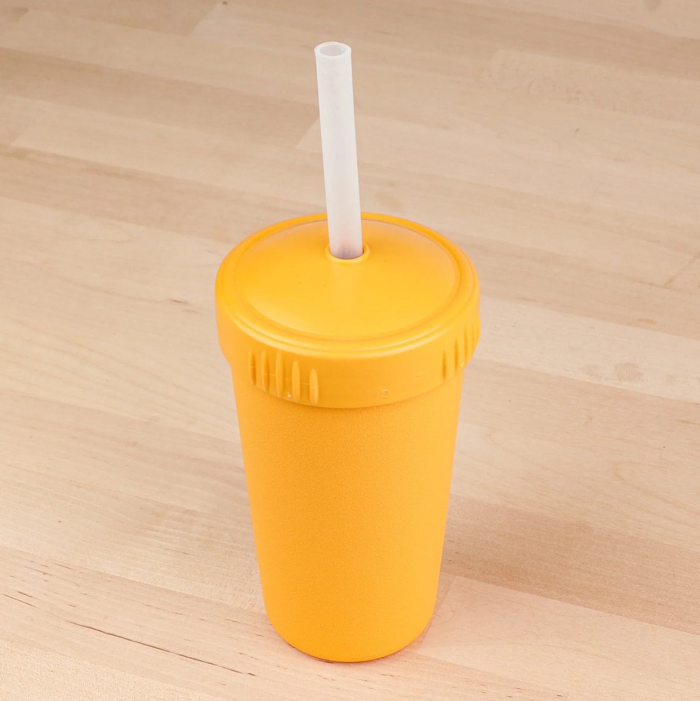 Re-Play Straw Cup with Reusable Straw - Sunny Yellow