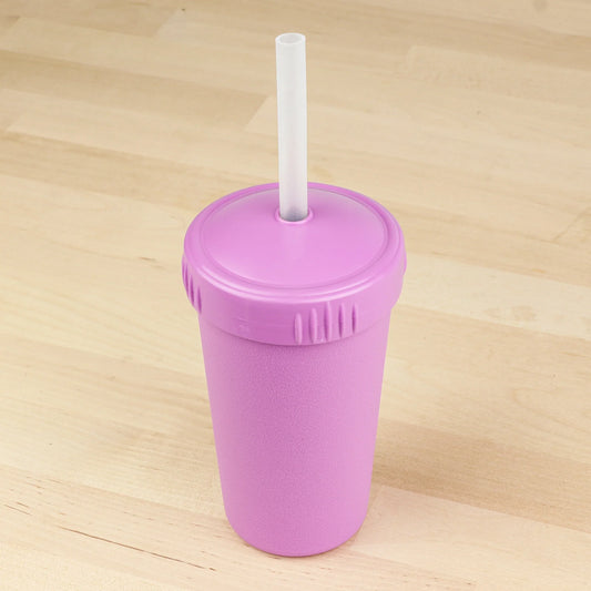Re-Play Straw Cup with Reusable Straw - Purple