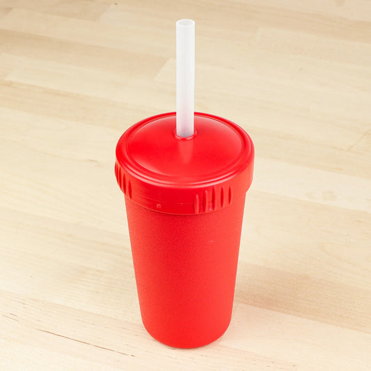 Re-Play Straw Cup with Reusable Straw - Red