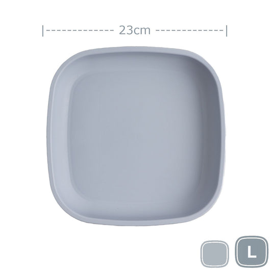 Replay Large Flat Plate - Grey