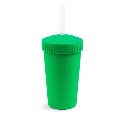 Re-Play Straw Cup with Reusable Straw - Kelly Green