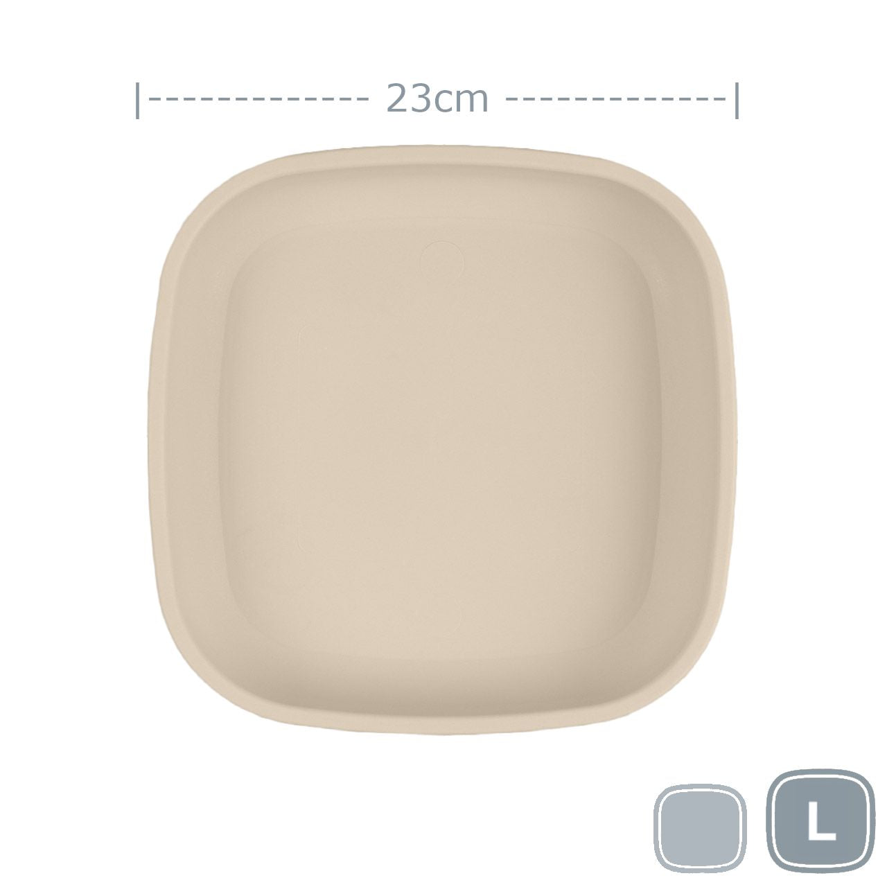 Replay Large Flat Plate - Sand